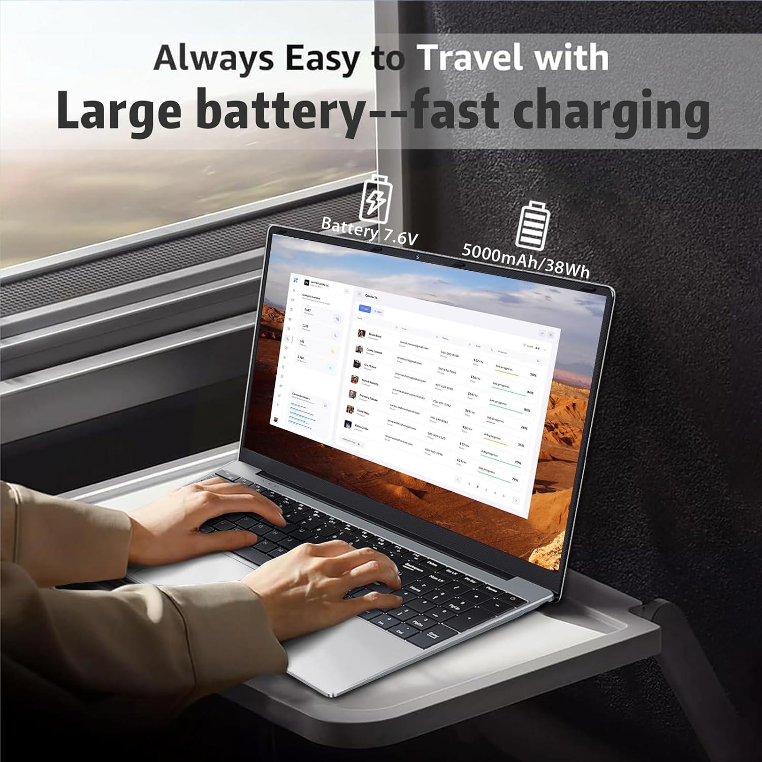 15,6 Pulgadas, 16GB RAM 512GB SSD Celeron N95, IPS Full HD 1920 x