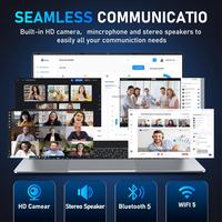 15.6 Inch Gold Processor 4425Y, RAM 8GB SSD 256GB Notebook Laptop, 5000Mah/1920x1080P/Webcam/WIFI 5/TF Card Slot