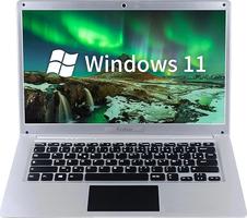 Générique 14 Pouces FHD Display Windows 11 Home avec Intel Celeron N3350 Processor, AZERTY Keyboard France, 4+64GB RAM, 256GB SSD, for Travel Prime 2025