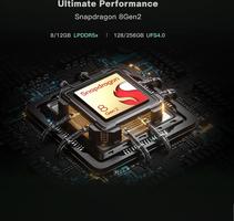 AYN Odin 2 Pro Android de Juegos de Mano con Alto Rendimiento Snapdragon 8 Gen 2 CPU Octa-Core, Adreno 740 GPU, 12 GB de RAM, 256 GB de Almacenamiento, 6 "1080p de Pantalla, Wi-Fi 7, Android 13, HDMI