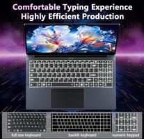 16" FHD Intel Core i5-8210Y (Jusqu'à 3,6 GHz) 16Go RAM DDR3 512Go SSD Windows 11 Pro WiFi 5