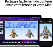 MacBook Pro 13"' 512Go SSD 24Go RAM Puce M2 CPU 8 cœurs GPU 10 cœurs sidéral Nouveau