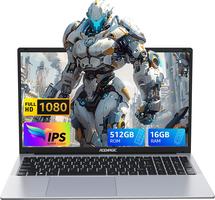ACEMAGIC 17,3 Pouces Full HD,16 Go DDR4 512 Go SSD, 4 cœurs ln-tel Alder Lake N-97, jusqu'à 3,6 GHz,WiFi 6,3*USB3.2,BT5.0,Clavier Rétroéclairage