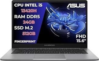 ASUS EXPERTBOOK P1 i5 13420H, 24 RAM DDR5, 512 Go SSD PCIex 4.0, écran