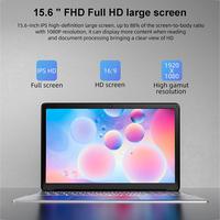 KUU, Celeron J4125 Quad-Core 8 Go de RAM 256 Go SSD Laptop, 15,6 Pouces FHD1920 * 1080 Windows 10 Pro RJ45 HDMI WiFi Fin et léger Notebook