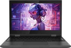 Lenovo Chromebook 300e Écran convertible 2 en 1 pour 11,6 pouces, Intel Celeron N4020 1,1 GHz, RAM 4 Go, SSD 32 Go, clavier japonais, Chrome OS (Reconditionné)
