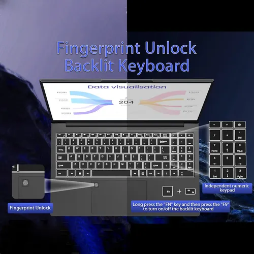 Kurietim 15.6" Gaming Laptop