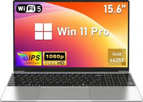 FUNYET, 2026 Nouveau 15.6 Pouces 16Go RAM 256Go SSD Soutien TF 1To Win11 Pro Processeur 4425Y 5000mAh IPS 1920×1080 HDMI, USB3.0, WiFi 5, BT 4.2 Webcam Clavier QWERTY