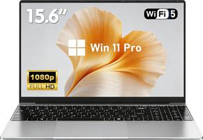 Computer 16 Inch 16GB RAM 1TB SSD Expansion 1TB 4 Cores Celeron N150 up to 3.6 GHz Win11 FHD 1920×1200 USB3.0 BT5.0 WiFi5 HDMI Backlit Keyboard-Grey