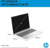 HP OmniBook 5 AI PC 16
