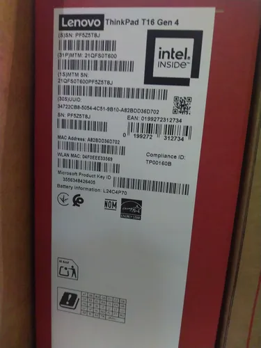 Lenovo ThinkPad T16 G4 Ultra