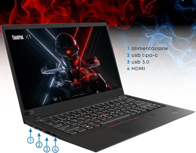 Lenovo X1 CARBON GEN6 · 16 GB / 256 GB - PC portátil