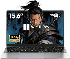 Nouveau 15.6 Pouces Gaming Core i5-7Y54 16Go RAM 1To SSD Win 11 Pro Écran 1920×1080 FHD avec HDMI & USB 3.0x2 WiFi 5 BT 4.2 Clavier Rétroéclairé