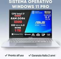 ASUS VivoBook i7 13620H, RAM DDR4 32 Go, SSD 1 To PCI-e 4.0, écran IPS WUXGA