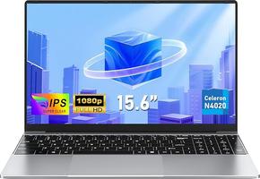 FUNYET portátil, de 15,6 Pulgadas, 8GB RAM 256GB SSD, N4020, IPS FHD 1920 x 1080, 180°, Cierre Abierto, 5000 mAh, Estudiante, Ranura para Tarjeta TF