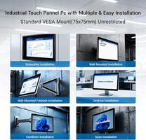Panel Tablet Táctil Todo en Uno 13,3 Pulgadas-HEIGAOLAPC Industrial Pantalla Táctil Integrado Win 11 Pro, N5100, 8GB Ram 128GB Rom, IPS 1920*1080, USB 3.0*4, RS232, LAN, HDMI, Type-C 3,1