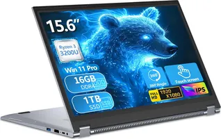 Nikotsis 15.6 Inch 2 in 1 Laptop