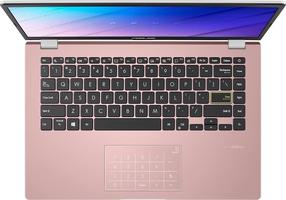2022 ASUS 14" HD Laptop, Intel Celeron N4020 Processor, 4GB RAM, 64GB eMMC Flash Memory, Intel HD 500 Graphics, HD Webcam, Stereo Speakers, Rose Gold, Windows 11S