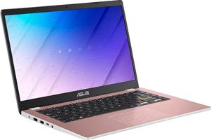 2022 ASUS 14" HD Laptop, Intel Celeron N4020 Processor, 4GB RAM, 64GB eMMC Flash Memory, Intel HD 500 Graphics, HD Webcam, Stereo Speakers, Rose Gold, Windows 11S