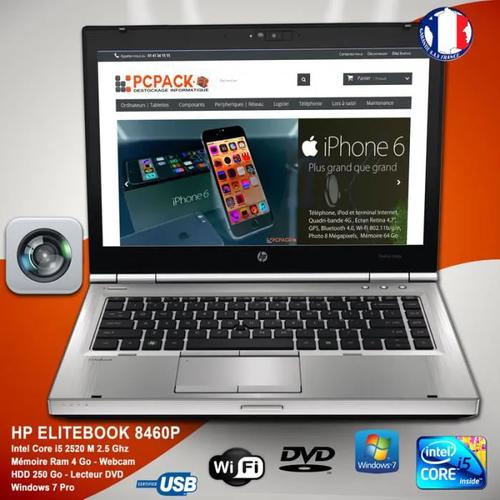 HP EliteBook 2560P Core i5-2520M 4Go 250Go