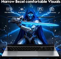 2026 Portable,15.6" 2 Cœurs 16Go RAM 256Go SSD Extension TF 1To,(Processeur M3-6Y30, 5000mAh),IPS 1920×1080 Win 11 avec HDMI, USB3.0, WIFI5, BT4.2, Clavier QWERTY