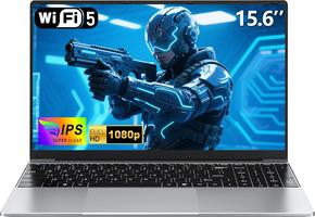 NAIKLULU 15.6 Inch Processor M3-6Y30, RAM 16GB SSD 512GB Notebook Laptop, 5000Mah/1920x1080P/Webcam/WIFI 5/TF Card Slot