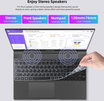 TECLAST F15 Plus 15,6 Pouces, 2,6GHz Quad Core Intel Celeron N4120, FHD IPS 1080P, 4K, RAM 8Go, SSD 256Go, 64 Bits, Windows 10 Home, 38000mWh, Mini-HDMI, QWERTY