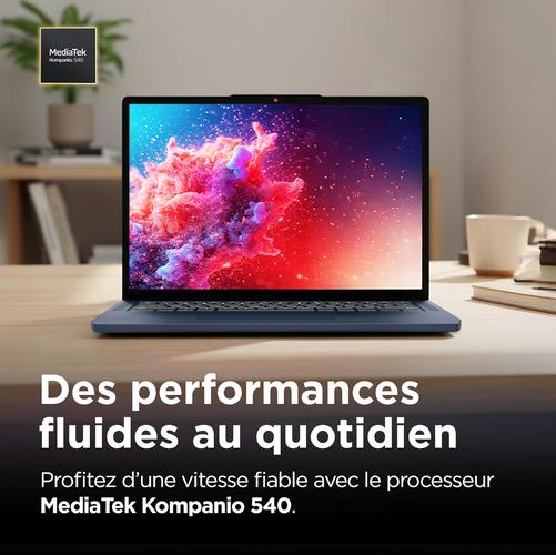 Lenovo Lenovo Chromebook 14 14M8911 14 IPS MediaTek Kompanio 540 8 Go 128 Go Chrome OS -gris