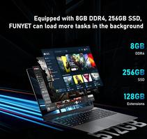Breloom de 15.6 Pulgadas para Negocios, con Procesador Celeron N4500, 6GB de RAM DDR4, 128GB SSD, Pantalla FHD 1920x1080, Wi-Fi 5, BT5.0 y Teclado QWERTY (5205U, 8GB+512GB)