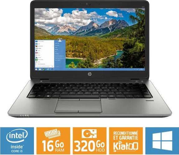 HP elitebook 840 G1 core i5 16 go ram 320 go disque dur Windows 8.1 pro RECONDITIONNE