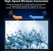 2-en-1,PC 14 Pouces Avec Système Win 11 Pro, équipé D'un Processeur N100, 16 Go De RAM + SSD 1 To Laptop, Clavier Rétroéclairé, écran Et Port Type-C - PC Portable