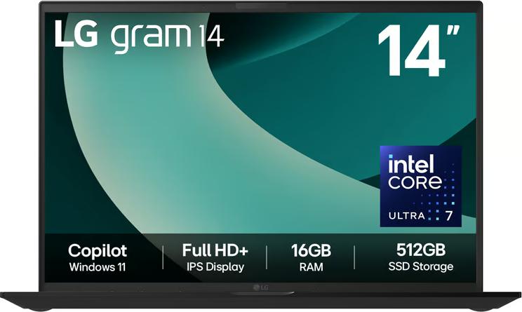 LG LG Gram 14Z90T-G.AA75A1 Intel Core 7 255H Ultraportable 35,6 cm