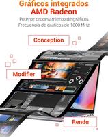 Gaming AMD Ryzen 5 7430U 15,6 Pulgadas 16GB DDR4 512GB NVMe SSD, AMD Laptops Gaming Laptops, Teclado Numérico WiFi 6 HDMI Type-C USB-3.2 Cámara Web Laptops