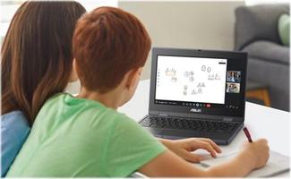 ASUS Chromebook CR11 Flip CR1104FTA-NS0089 Conception inclinable Intel N-series N150 / jusqu'à 3.6 GHz Chrome OS UHD Graphics 8 Go RAM 64 Go eMMC