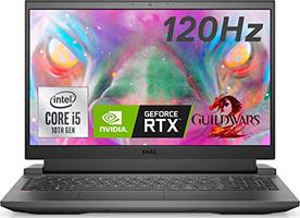 Dell G15 5510 Gaming Intel Core i5-10200H,15.6" Full HD 120 Hz 8GB DDR4 RAM, 256GB SSD, Nvidia RTX 3050 Graphics, Windows 11 Home Clavier AZERTY Français rétroéclairé