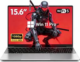 Computer 16 Inch 16GB RAM 1TB SSD Expansion 1TB 4 Cores Celeron N150 up to 3.6 GHz Win11 FHD 1920×1200 USB3.0 BT5.0 WiFi5 HDMI Backlit Keyboard-Grey