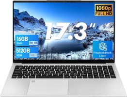17.3" Full HD | Processeur Quad-Core N95 12ème gén jusqu'à 3,4GHz | 16Go RAM DDR4 512Go SSD M.2 | WiFi 5 BT 5.2 | USB 3.2 HDMI Type-C | Longue autonomie 6000mAh