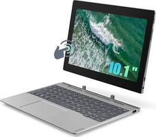 Lenovo IdeaPad D330-10IGM 2 en 1 avec Écran et Clavier, Intel Celeron N4000, 64 Go SSD, 4 Go de RAM, Tablette