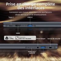 11.6"-8Go RAM 256Go SSD- YOGA Ecran rotation 360° Intel® Pentium® Gold 6500Y-Windows11 Pro-WiFi