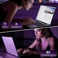 Win 11 15.6" Full HD IPS 16Go RAM 1To SSD Processeur Celeron N5100 (jusqu'à 2,8 GHz) Clavier Rétro-éclairé avec Lecteur d'Empreintes WiFi 5, BT 4.2, HDMI, USB 3.0 Batterie 5000mAh