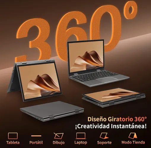 morepc 2-in-1 Convertible 360° Touch Laptop