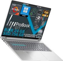 HP PROBOOK 465 G11, Ryzen 7 7735U 4.7Ghz, RAM 24Go DDR5, SSD 756Go, écran 16 FULLHD, WiFi6E, FaceID, Empreinte Digitale, Clavier rétroéclairé, Win11, configuré, AZERTY, Couverture en Aluminium, Slim