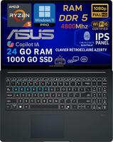 ASUS AMD Ryzen 5 7535HS 4.5GHz, RAM 24Go DDR5, SSD 1To, Écran