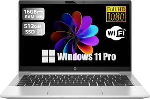 HP ProBook 630 G8 Business Laptop, 13.3 inch FHD (1920 x 1080), Intel Core i5-1145G7, 16 GB RAM, 512 GB SSD, Backlit Keyboard, Windows 11 Pro (Reconditionné)