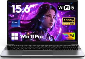 FUNYET, 2026 Nouveau 15.6 Pouces 16Go RAM 256Go SSD Soutien TF 1To Win11 Pro Processeur 4425Y 5000mAh IPS 1920×1080 HDMI, USB3.0, WiFi 5, BT 4.2 Webcam Clavier QWERTY