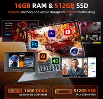 Lenovo empresarial V15 Gen 4, pantalla FHD de 15.6 pulgadas, Intel 8-Core i5-13420H (Beat i7-1255U), 16GB RAM, 512GB SSD, cámara web, HDMI, puerto Ethernet (RJ-45), Wi-Fi 6, Windows 11 Home