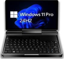 GPD Micro 2 (i3-N300) Mobile avec Windows 11 Pro, écran Full HD 7" pivotant à 180°, Octa Core i3-N300, RAM LPDDR5 16 Go, NVMe SSD 512 Go, Wi-Fi 6, Ethernet 2.5G, Bluetooth 5.2