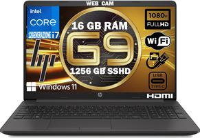 HP con pantalla táctil Full HD de 15.6 pulgadas, 16 GB de RAM, almacenamiento SSD de 1 TB, procesador Intel Core i7-1255U de hasta 4.7 GHz, batería de larga duración, cámara HD, HDMI, Windows