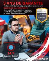 Greed® Basic V2 avec AMD Ryzen 5 4600G Desktop Rapide + de Bureau à Domicile avec 4,2 GHz, 8 Go RAM/RAM 256 Go SSD DVD+RW USB3.1 Wi-FI, avec Windows 11 Pro