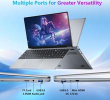 FUNYET i5-7Y54 Procesador 2 Cores hasta 3,2GHz 15.6 Pulgadas Gaming 16GB RAM 512GB SSD IPS 1920×1080 Win11 Pro Portatil, WiFi5, BT5.0, USB3.0, Type-C y Teclado Retroiluminado